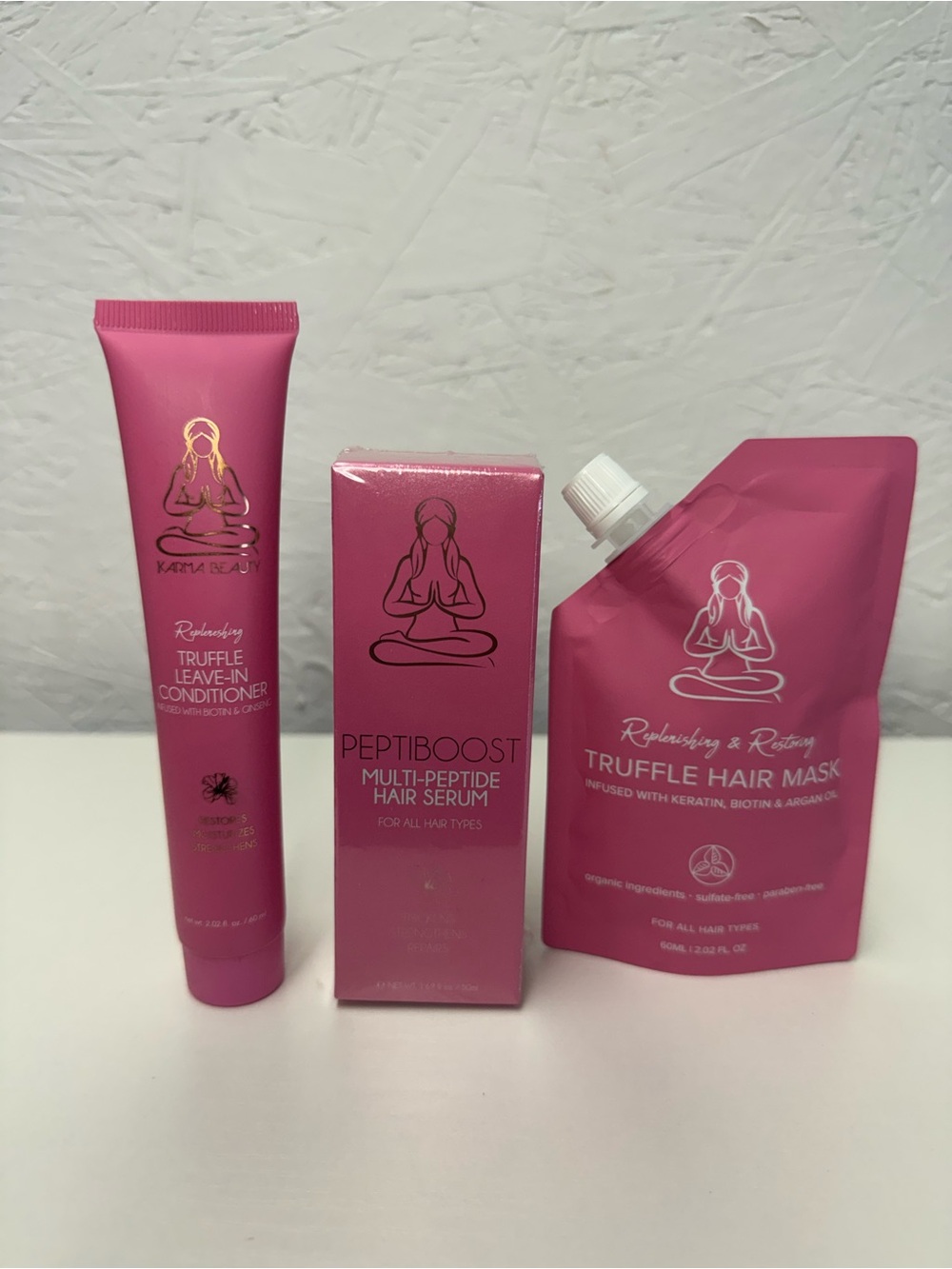 Karma Beauty Truffle Hair Mask & Peptiboost Serum Set